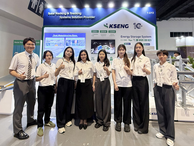 Solar & Storage Live Philippines 2025 - Kseng Solar Presents Diverse Solar Racking Solutions, Supporting the Philippines’ Energy Transformation