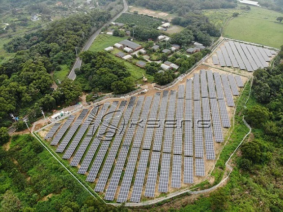1.6MW- Ground Screw Foundation Solar Mounting System in Taiwan China